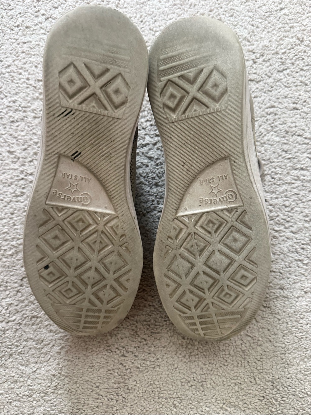 Converse Men's Sneakers in Tan with Black Accents - Picture 7 of 7